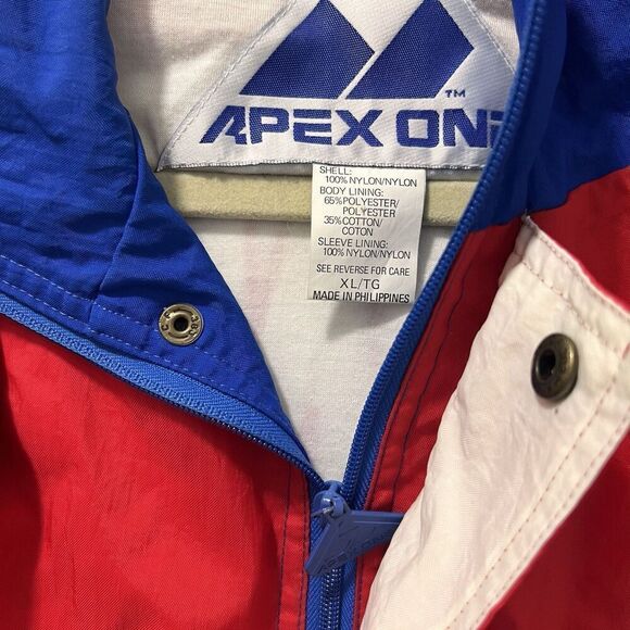 New York Giants Vintage Windreaker Jacket Mens XL Apex One Full Zip - Picture 3 of 7